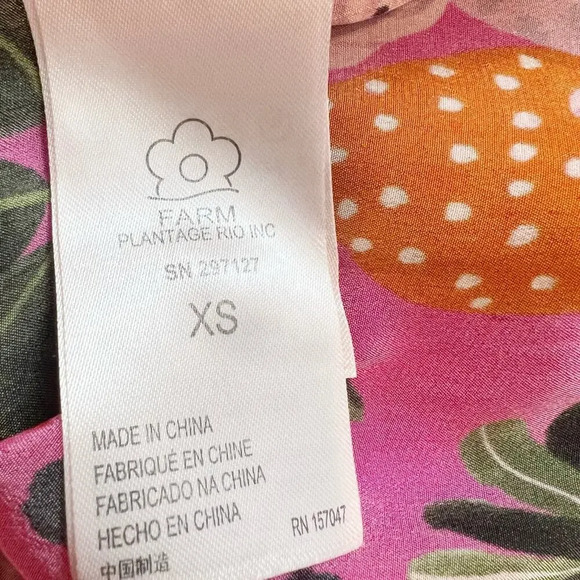 FARM RIO Pop Leopards Chemise Shirtdress in Pink size XS - Picture 13 of 16